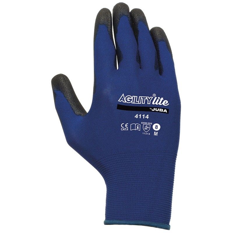 Guante JUBA Agility Lite H4114 Guante Agility Lite Nylon / Pu Talla 9