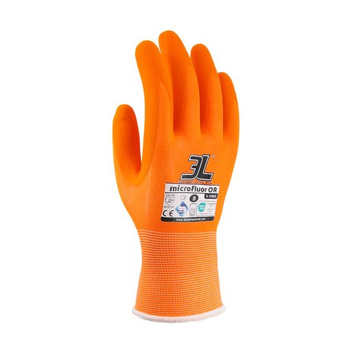Guante Microfluor Nitrilo S-1002 T/8