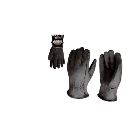 Gant professionnel en cuir noir T-9 43429