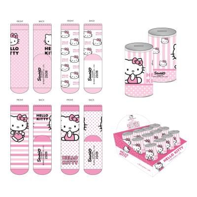 Hello Kitty Hucha + 4par Calcetines 2973