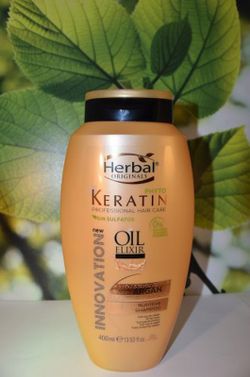 Huile d'élixir à l'argan et à la kératine à base de plantes Ch 400