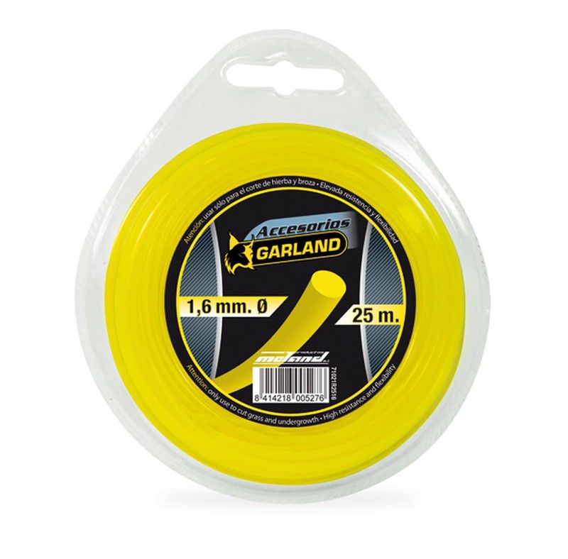 Hilo nilón desbrozadora GARLAND Hilo Nilon Cortab/Desbroz.Ø 2,4 Mm  81 M