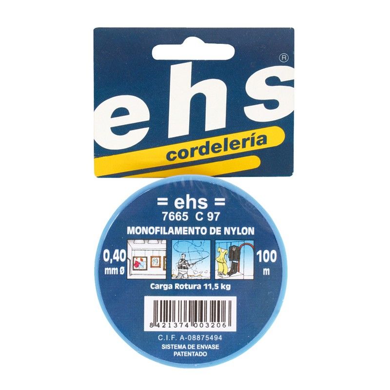 Hilo nilón EHS Nylon Monofilamen.35 100Mt Neut.Ehs
