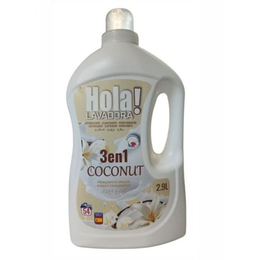Olá, Det. de Máquina de Lavar. 3 em 1 Coco 2,9l 54d