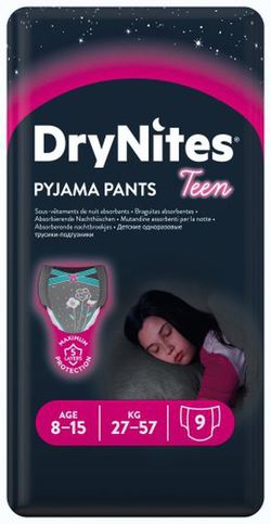 Huggies Dry Nites 8-15 ans (9) Filles
