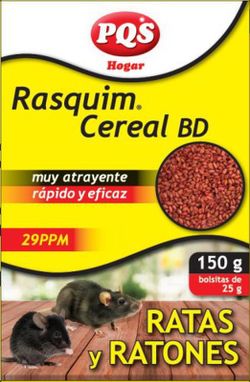 Ibys/Rasquim Rodenticide Appât Céréales 6X25G