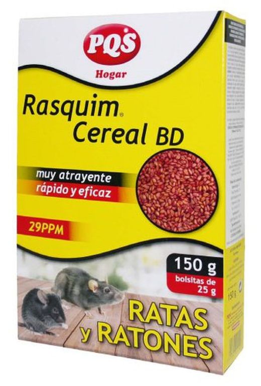 Ibys/Rasquim Rodenticide Appât Céréales 6X25G
