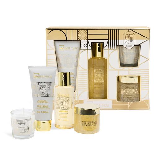 Idc Scented Oro Caja Baño 4Pzas. 42254