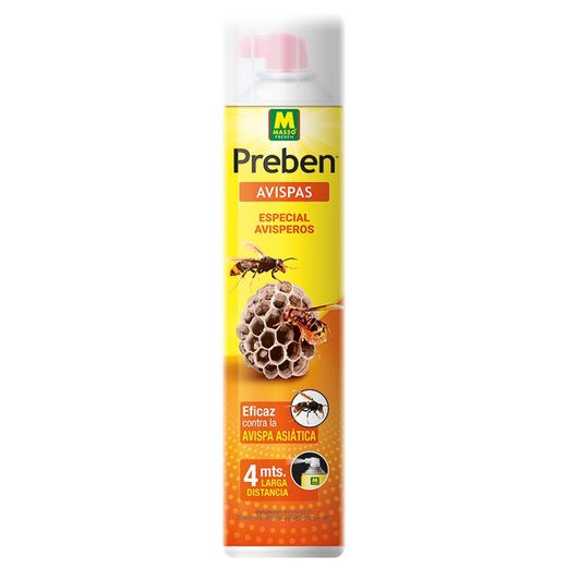 Insecticide pour nid de guêpes MASSÓ Preben Nid de guêpes 750 Ml.