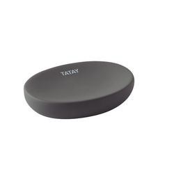 Porte-savon doux gris anthracite Tatay