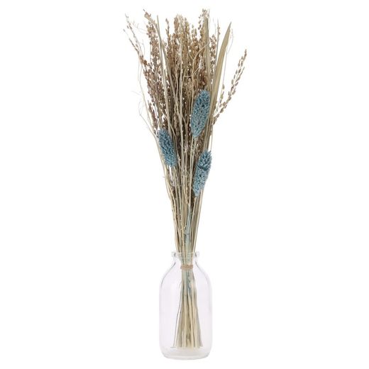 Gerro Cristall C/Flor Seca 12X36,5 Cm.