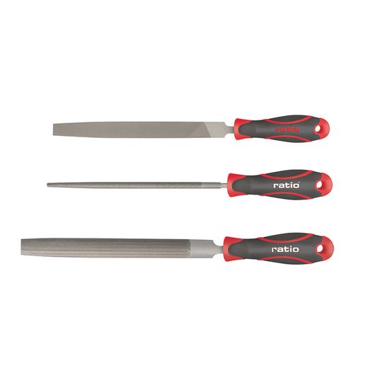 Jgo.3 Limas 8" Plana/Med.Caña/Red.Ratio