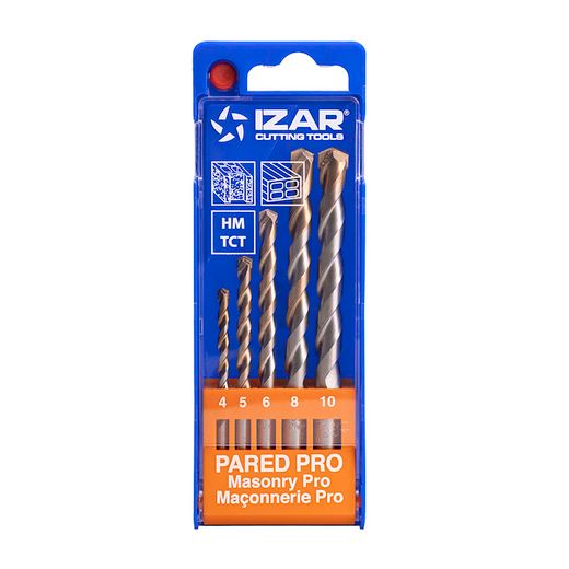 Conjunto de Brocas Profissionais para Alvenaria 4-10. 5 Unidades