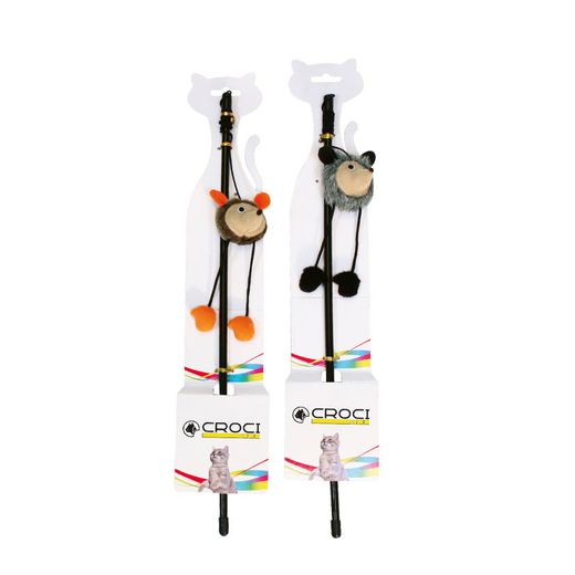 Brinquedo para gatos Croci com varinha e urso