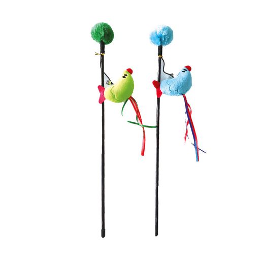 Tige à oiseaux Croci pour chat 45 cm
