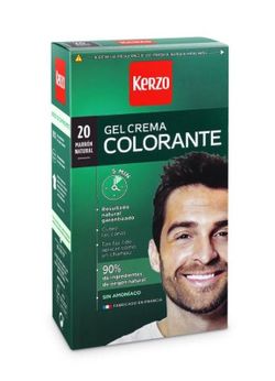 Tintura Masculina Kerzo 20 Castanho Natural