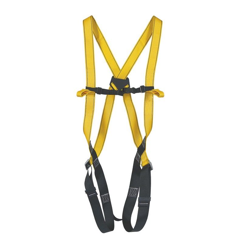 Kit Arnés  Dorsal Cuerda Y 2 Mosquetones