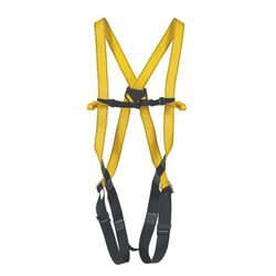 Kit harnais dorsal avec corde et 2 mousquetons
