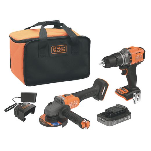 Kit Taladro 18V + Amoladora 18V