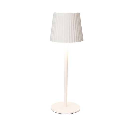 Lámpara De Mesa 9X27 Cm Blanca