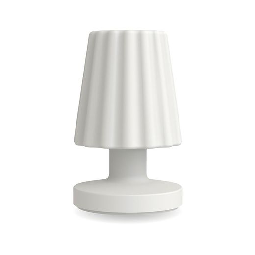 Lámpara Sobremesa Blanca Recargable