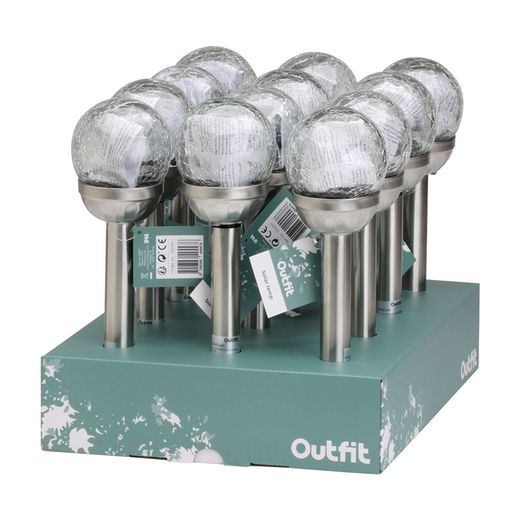 Lampara Solar Pack 12Un