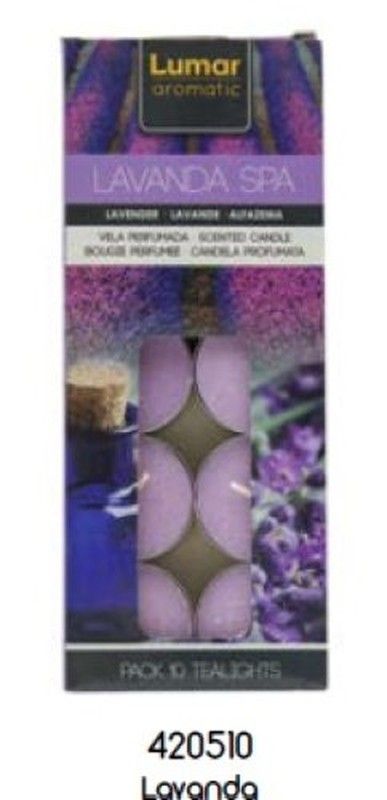 Lamparilla Alumini 10 Un. Perf. Lavanda