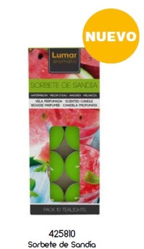 Lamparilla Alumini 10 Un. Perf.Sandia