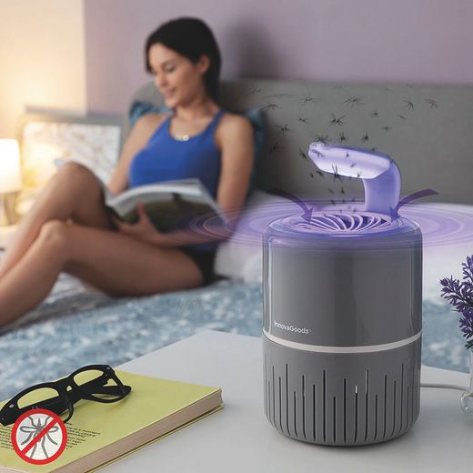 Led UV.Incluye contenedor de mosquitos.Radio acción:20-40m2.Cable 2m. Ø12 x 21 cm