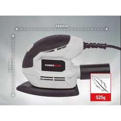 POWC40200 Ponceuse manuelle 130W - 1 acc.