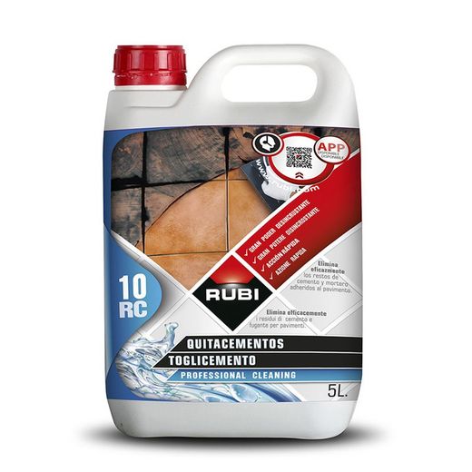 Limpiador cementos RUBÍ Quitacementos 5L.Rc-10 Rubi