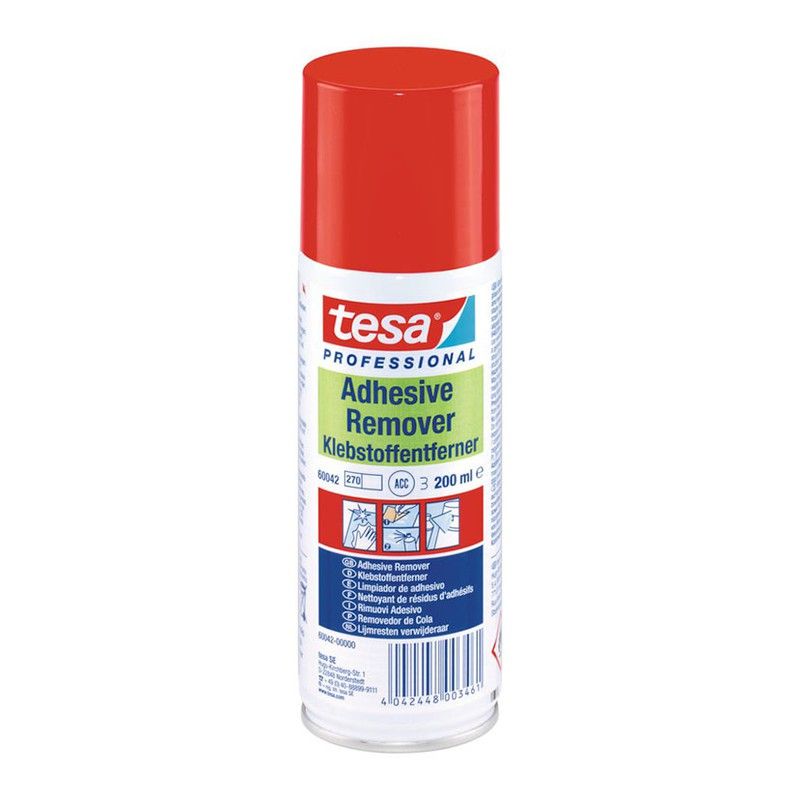 Limpiador de adhesivos TESA 60042 Spray Limpiador De Adhesivo 200 Ml