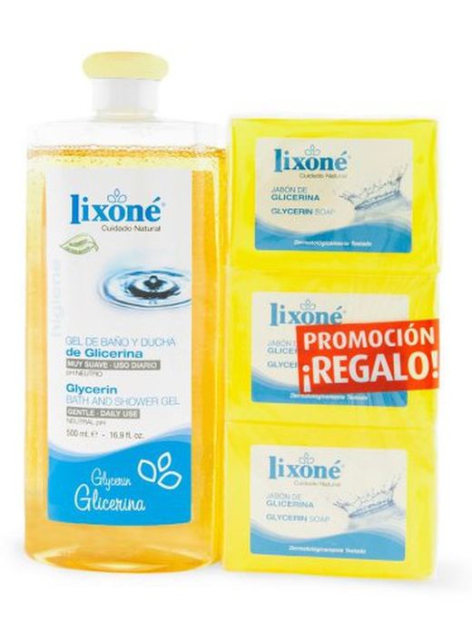 Lixone Gel Glicer 500+ Jabon Past.(3)(*)