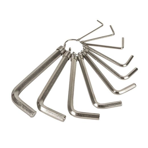 Llave acodada Allen FERROB. Llave Acod.Allen C/Ll.Jgo.10 Ferrob