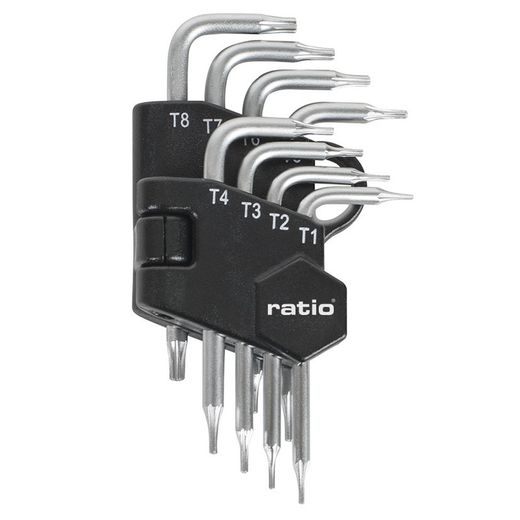 Llave acodada Torx RATIO micro 5284 Llaves Torx Seg.Jgo.8 Precis.Ratio