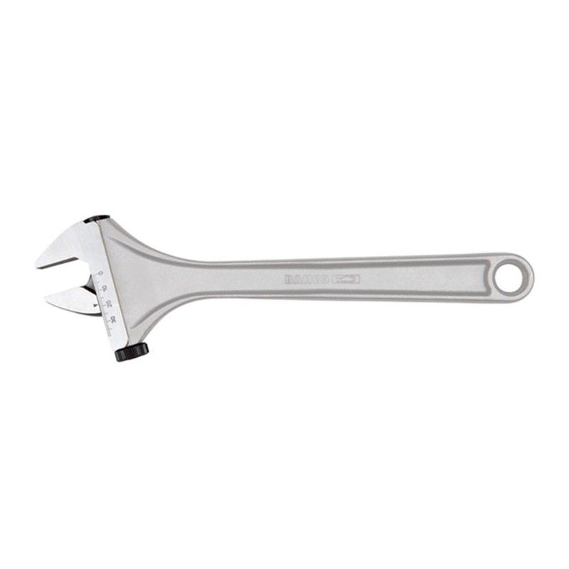 Llave graduable moleta lateral BAHCO. Llave Graduab.Chr-V 8"(1/2")