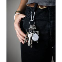 Localizador rastrador anti-pérdida negro