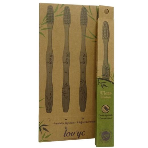 Lovyc Cepillo Dental Bambu Med. R-7380