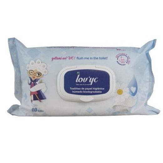 Lovyc Papel Higienico Humedo -80- 6809