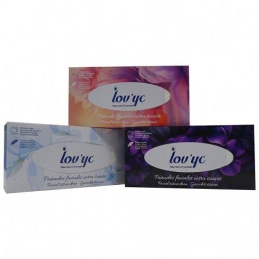 Boîte à mouchoirs Lovyc (100) 2 couches