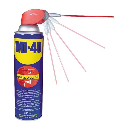 Lubricante multiuso WD-40. Doble Acción 500 Ml