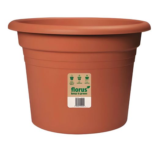 Maceta Mediterran Cilindro 20cm Terra