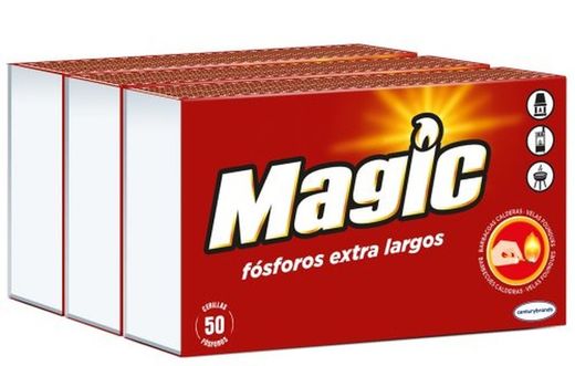 Pacote Mágico Extra Longo de Fósforos - 3 (50)