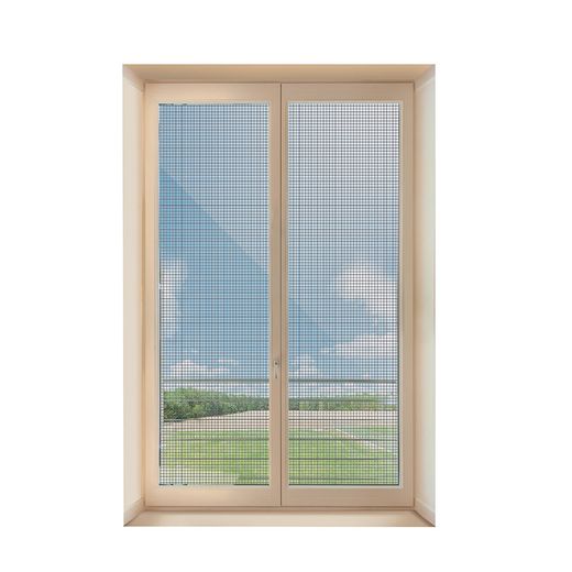 Malla mosquitera puertas y ventanas LISTA. Color negro. Medidas:75 x h. 220 cm