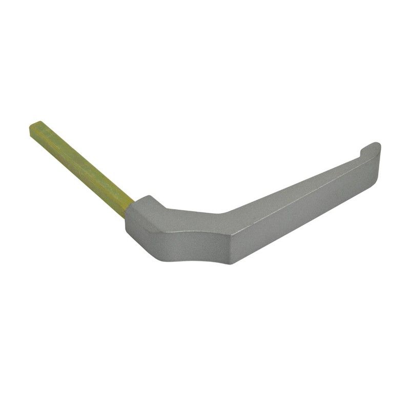 Manilla carpinterÇğa aluminio ALMA 107. Manubrio Aluminio Mod.107. Plata.