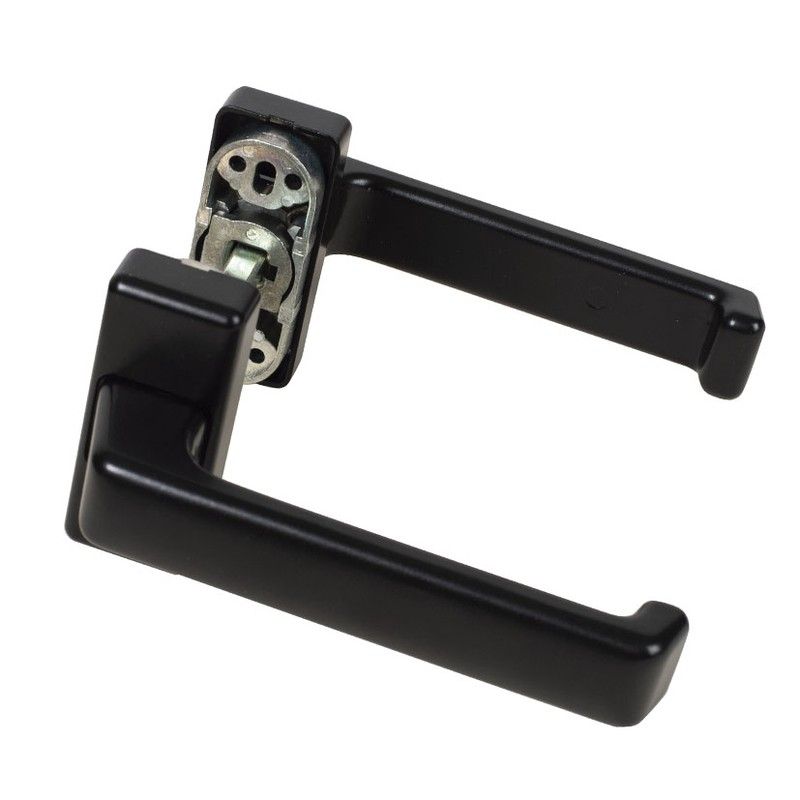 Manilla carpinterÇğa aluminio ALMA 2080. Manubrio Aluminio Lacado Negro M.2080