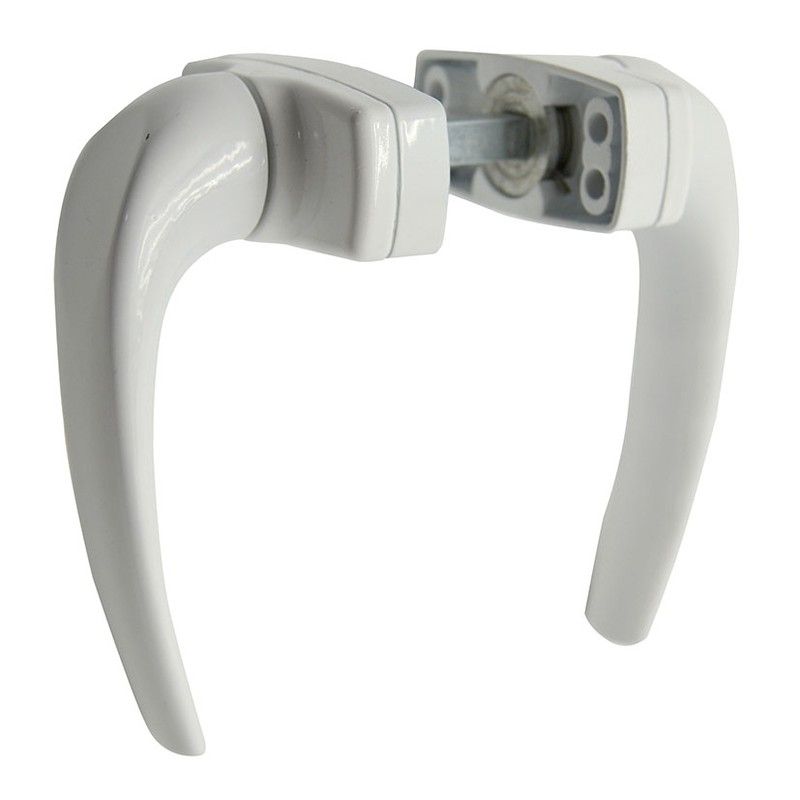 Manilla carpinterÇğa aluminio MICEL 6802. Juego Manilla 6802 Aluminio Blanco