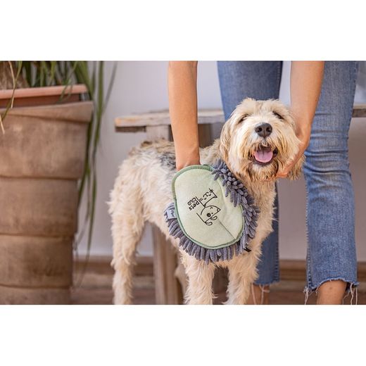 Manopla Microfibra Pets Club Verd