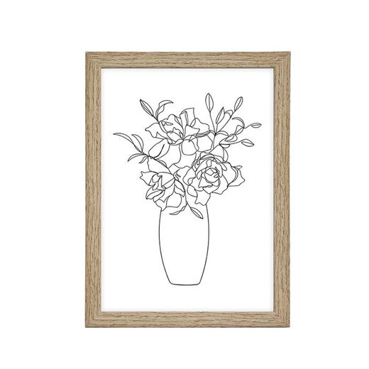 Moldura para fotos 13X18 cm. Natural