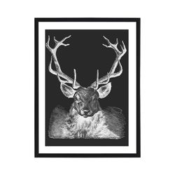 Moldura para fotos 18X24 cm. Preto